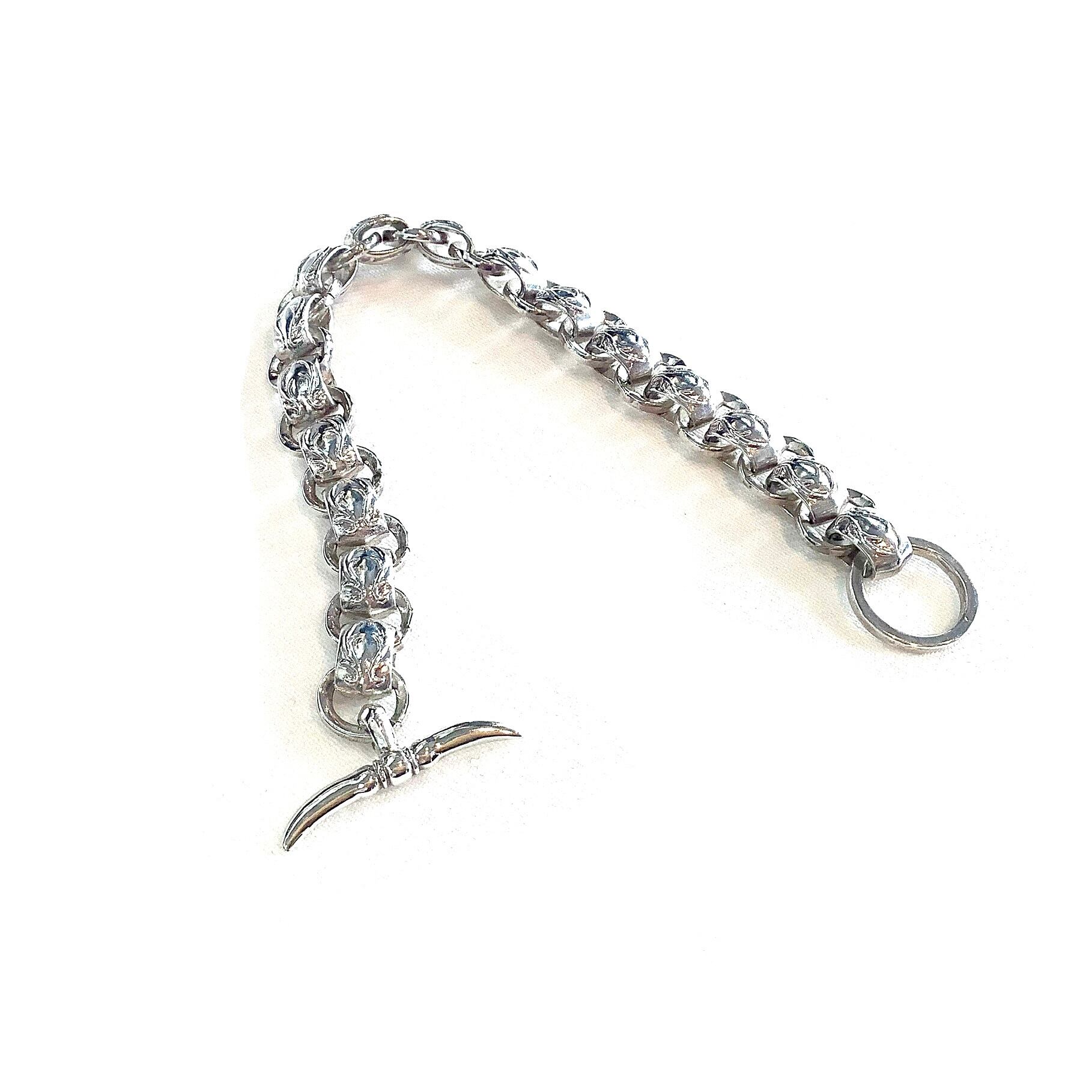 LICHT ADEL Bracelet Deer Horn Link T-Bar SilverJewelry