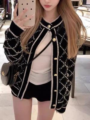 スウィートチェックカーディガン