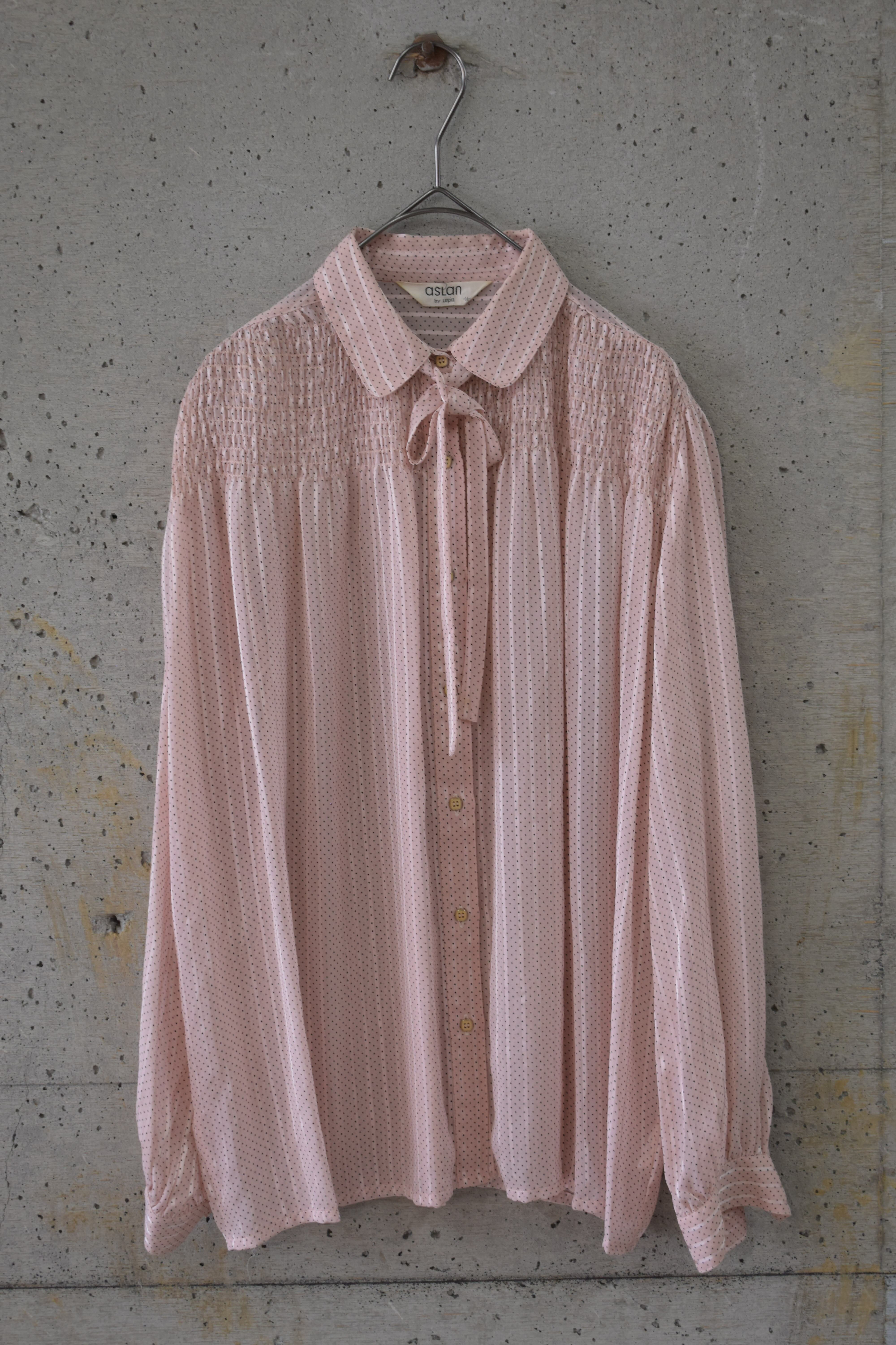 Pink Dot Chiffon Blouse