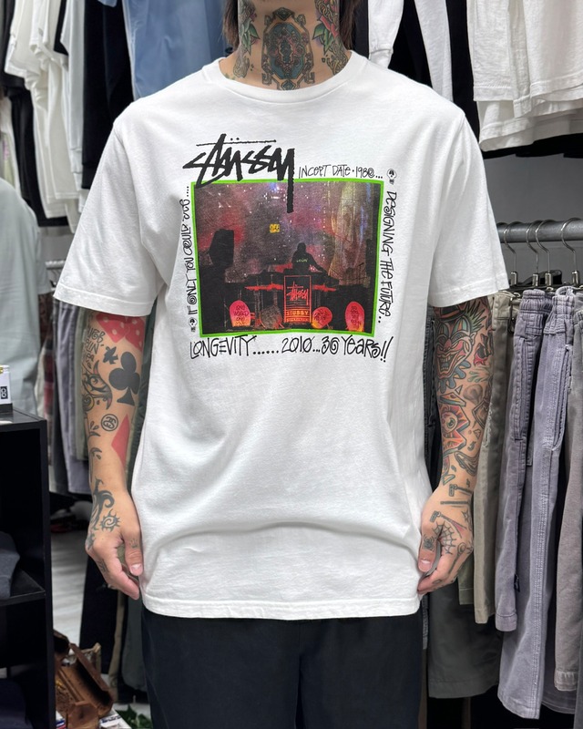 10’s old stussy × LEILOW Design Photo Tee “ 30th Anniversary”【Other Side店】