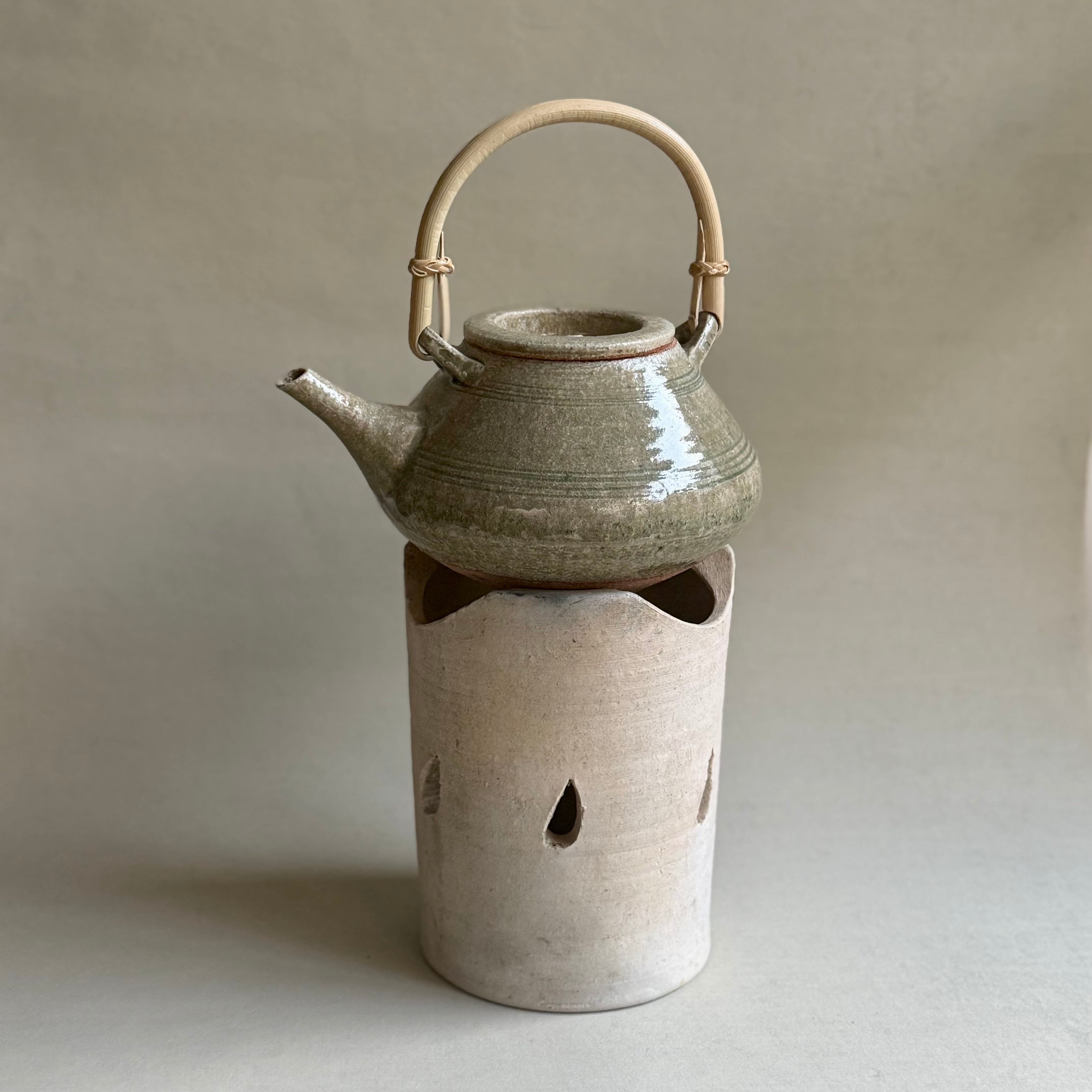 土楽 灰釉土瓶 | gallery 一白