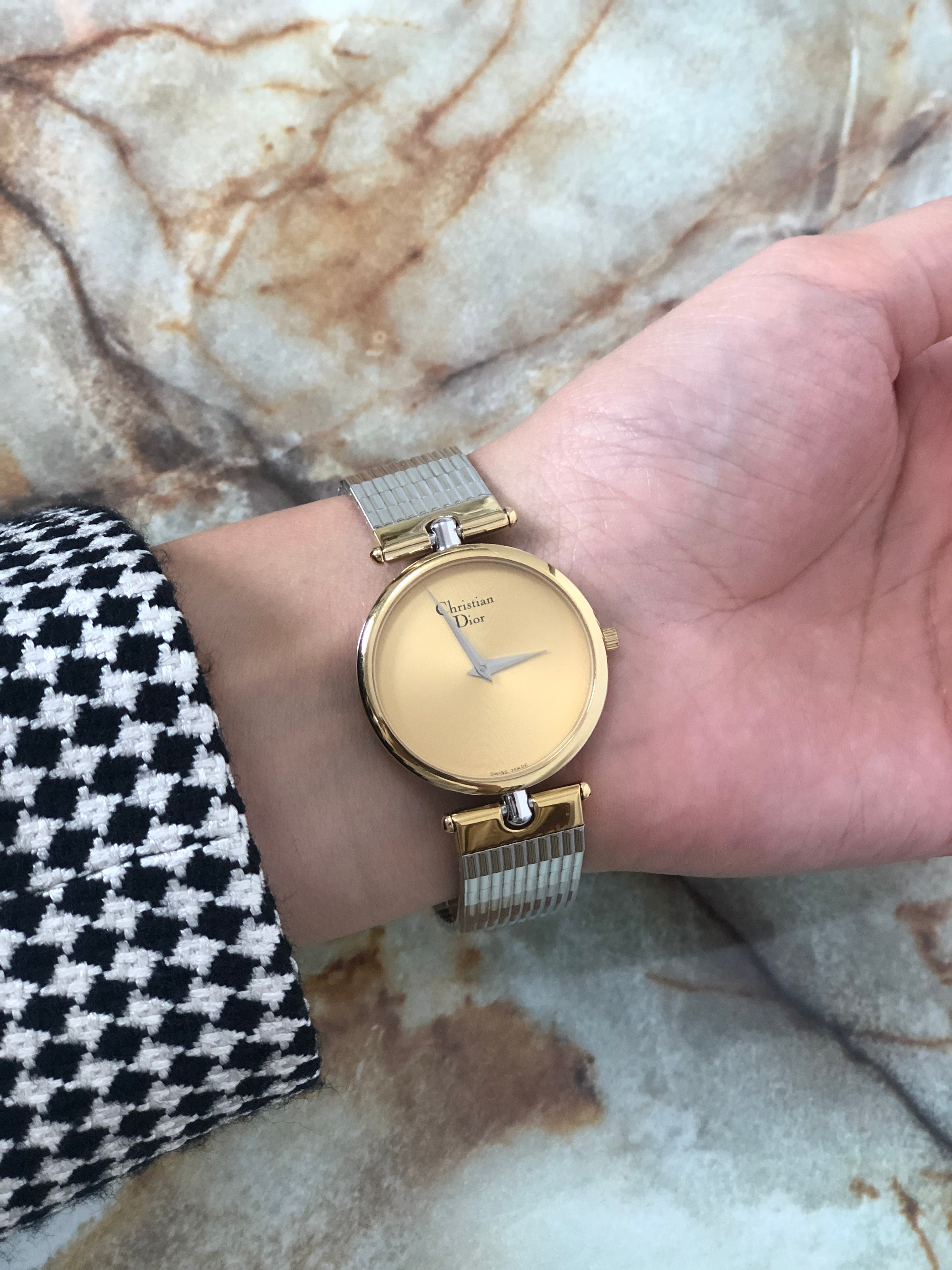 Christian Dior クリスチャン ディオール 腕時計 シルバー DIOR