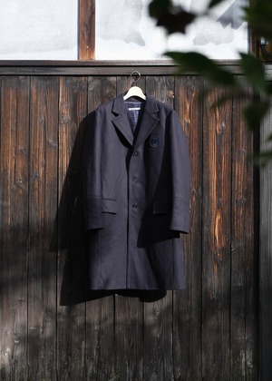 DIRK BIKKEMBERGS × INTEL wool chesterfield coat