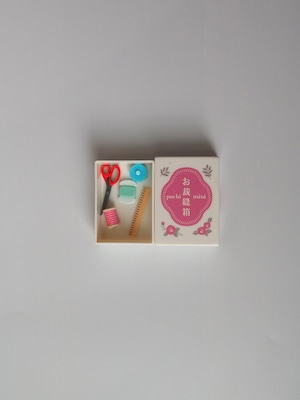 レトロお裁縫箱マスコット2②つばき