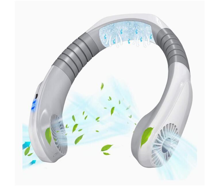 首掛け扇風機 折りたたみ ネックファン ハンズフリーファン 羽なし ハンディファン ハンズフリー