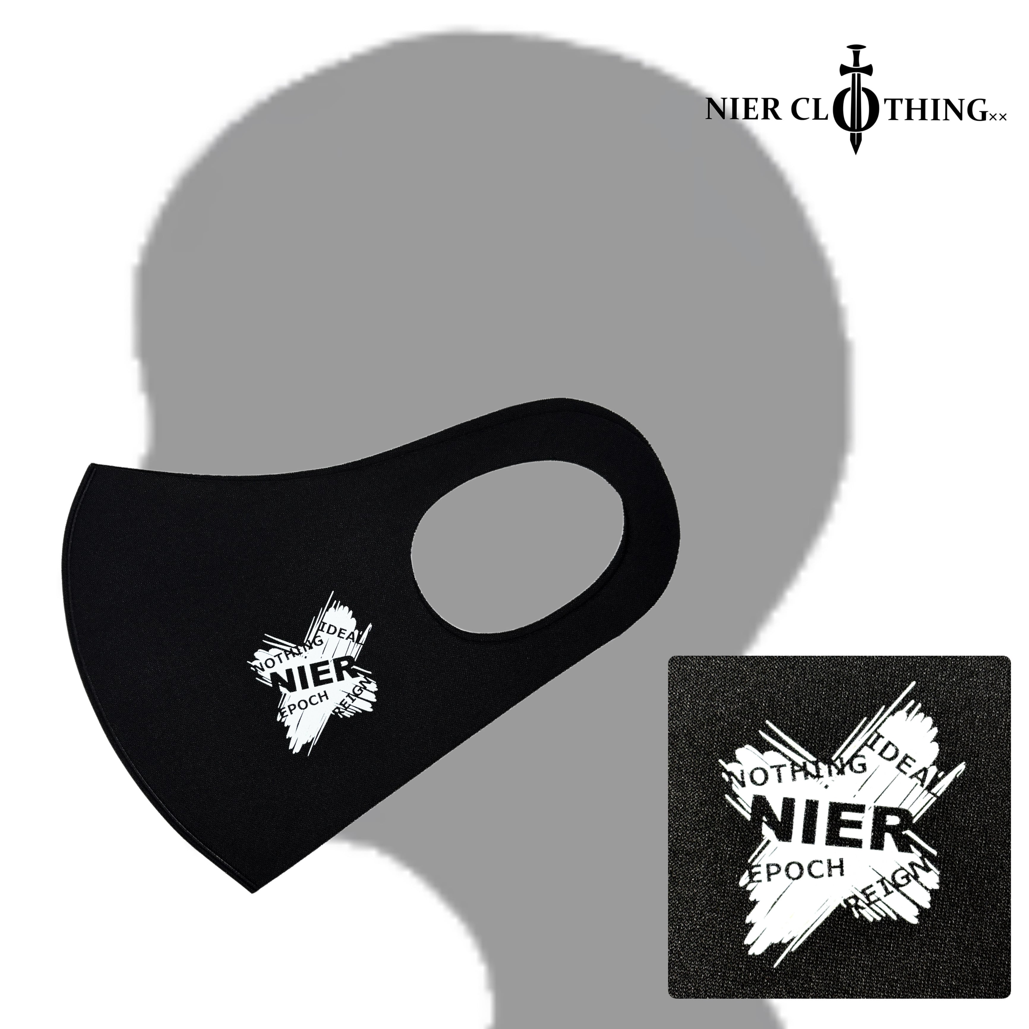 NIERオリジナルエコマスク【BRUSH LOGO】 | NIER CLOTHING