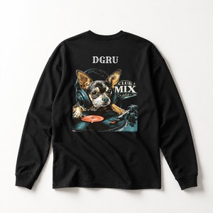DJ chihuahua ロングスリーブTシャツ