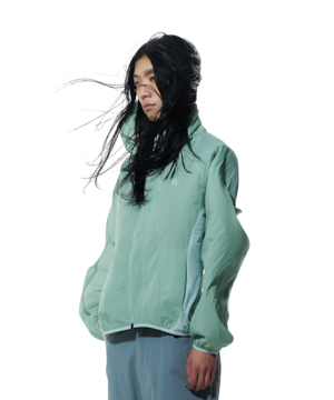 [SAN SAN GEAR] CROSSHAIR MESH JACKET [LIGHT GREEN] 正規品 韓国ブランド 韓国通販 韓国代行 韓国ファッション sansan san san サンサンギア