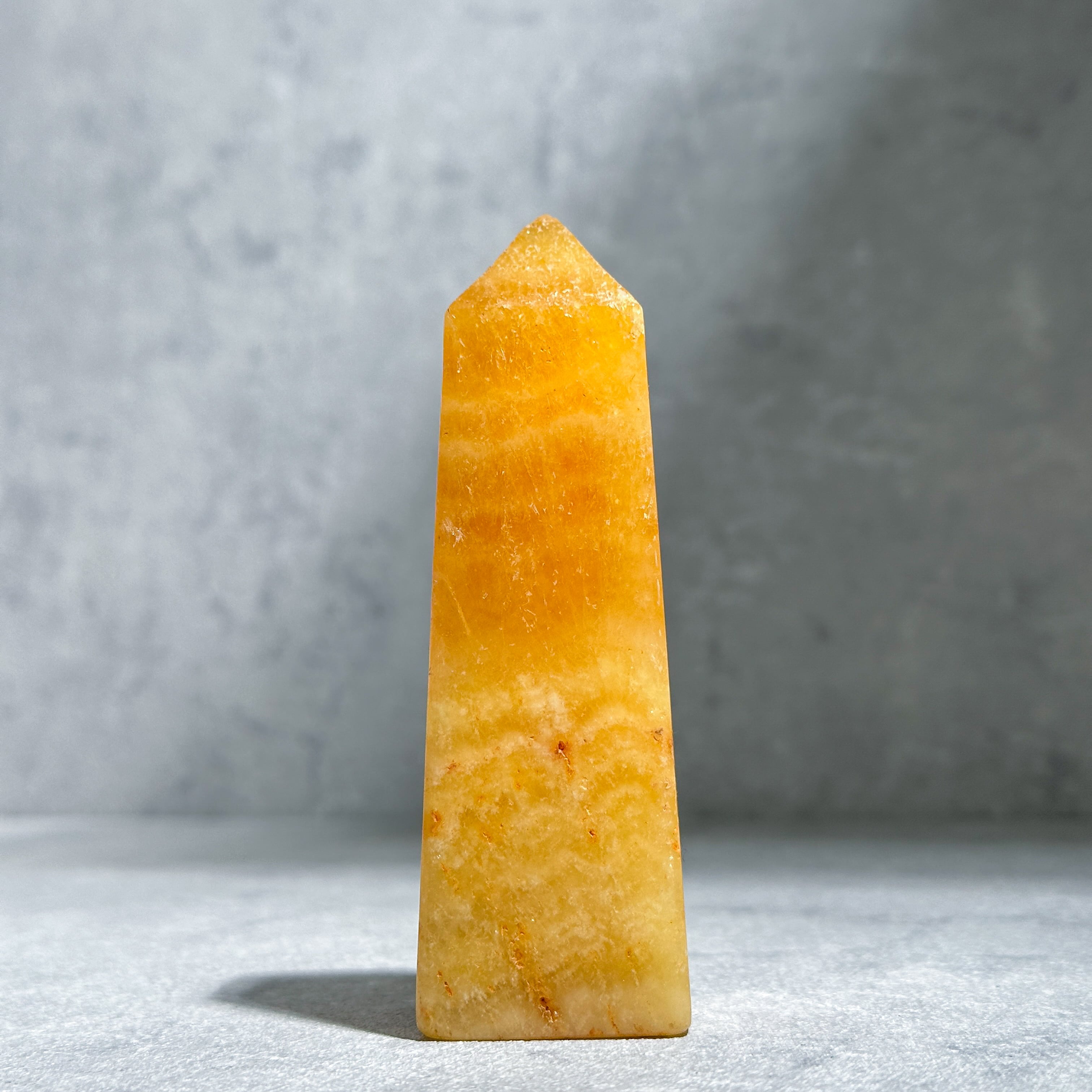 オレンジカルサイト タワー型65◇ Orange Calcite ◇天然石・鉱物