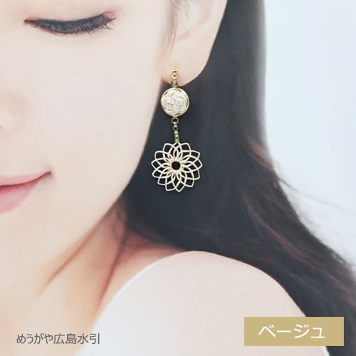 水引光（ピアス・イヤリング） | 水引細工・水引アクセサリー｜めうが