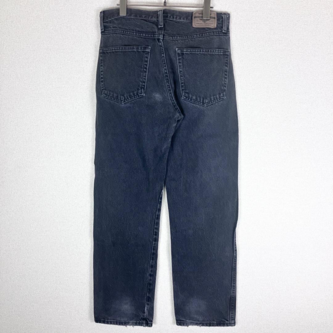 Wrangler ラングラー 965 W33 ブラックデニムボトム 黒 9957 | fuufu Wrangler ラングラー 965 W33 ブラックデニムボトム 黒 9957 | fuufu