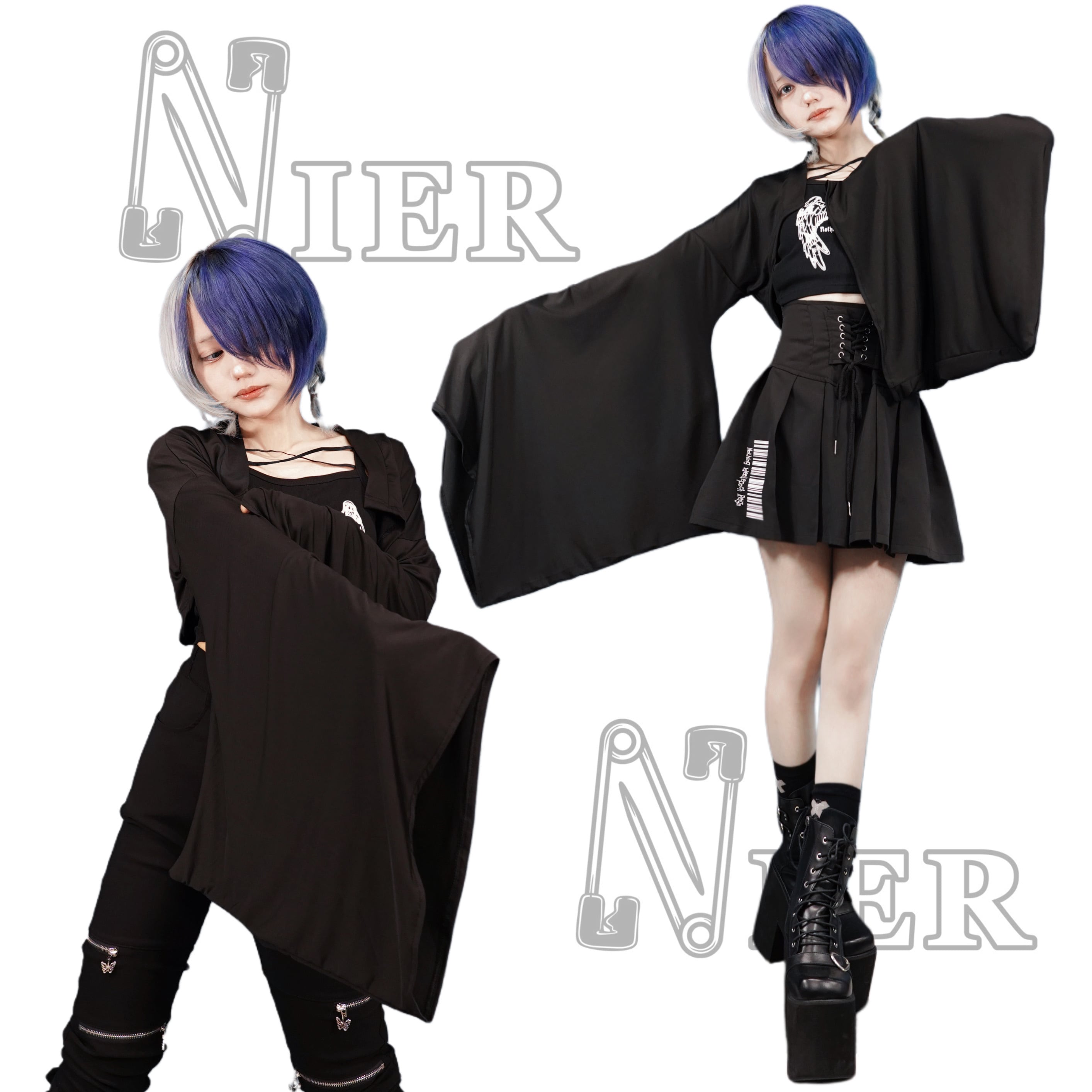 クロップド丈着物スリーブOUTER【RED WING】 | NIER CLOTHING