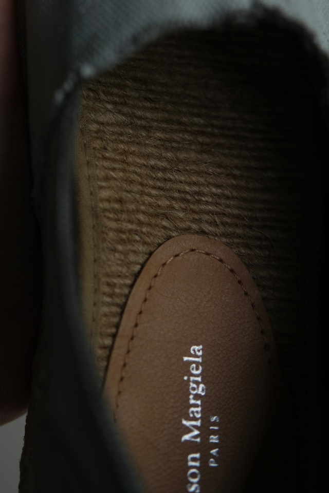 IORI/"Maison Margiela MM22" tabi canvas espadrilles