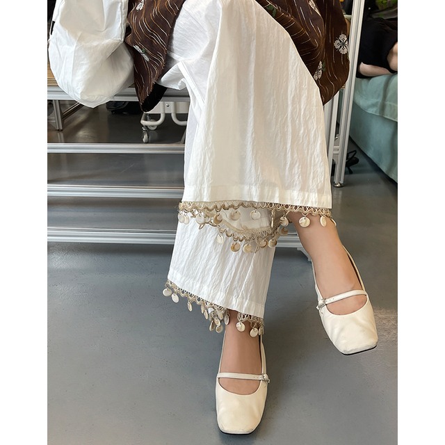 Seashell decor pants S1874