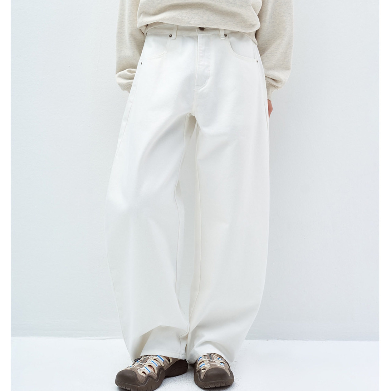 Wide Denim Pants【3color】 T0753