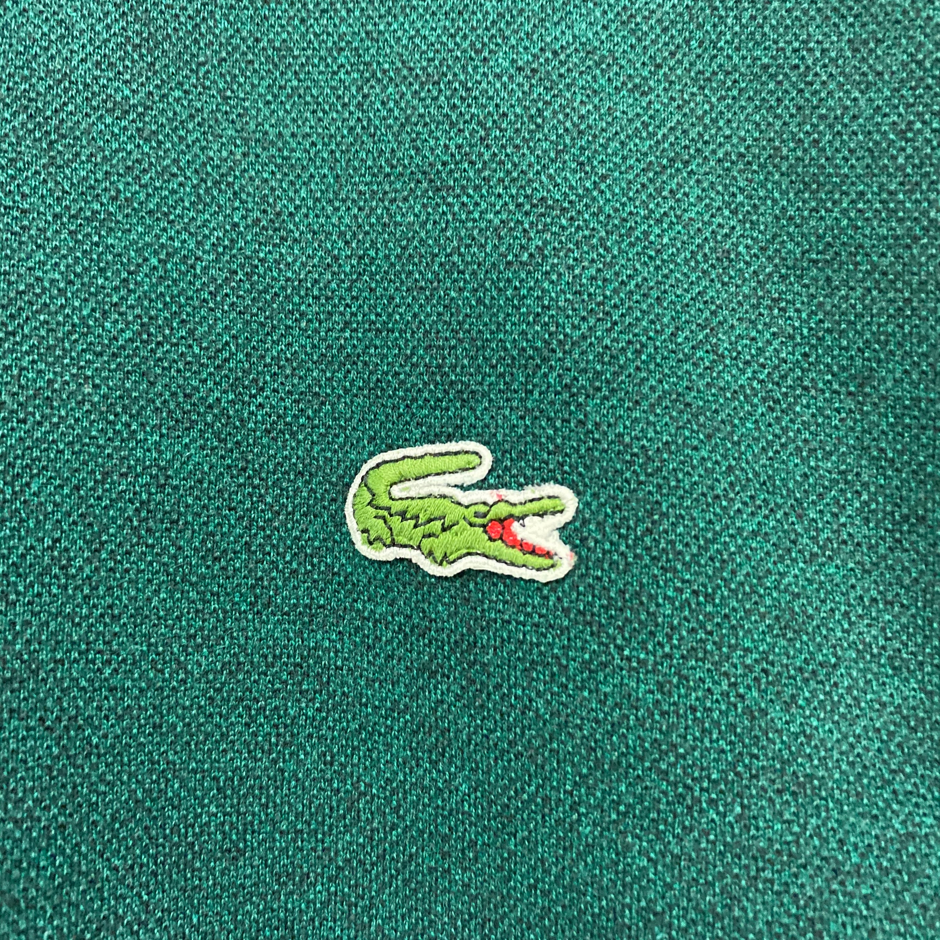 フランス企画 LACOSTE ラコステ ワンポイント ロゴ 刺繍 鹿の子