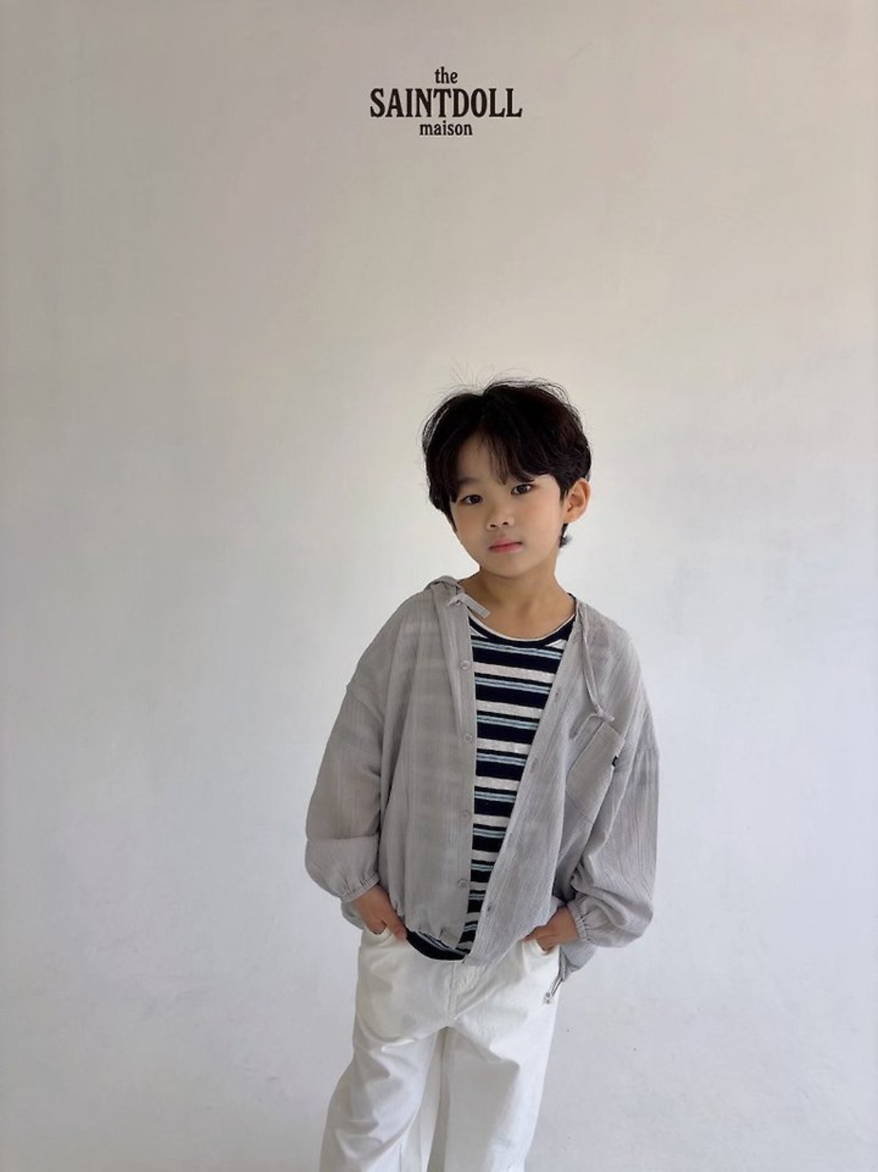 [SAINTDOLL] Cotton Candy Hoodie Shirt (JS/JM/JL) / [세인트돌] 솜사탕후드셔츠 (JS/JM/JL)