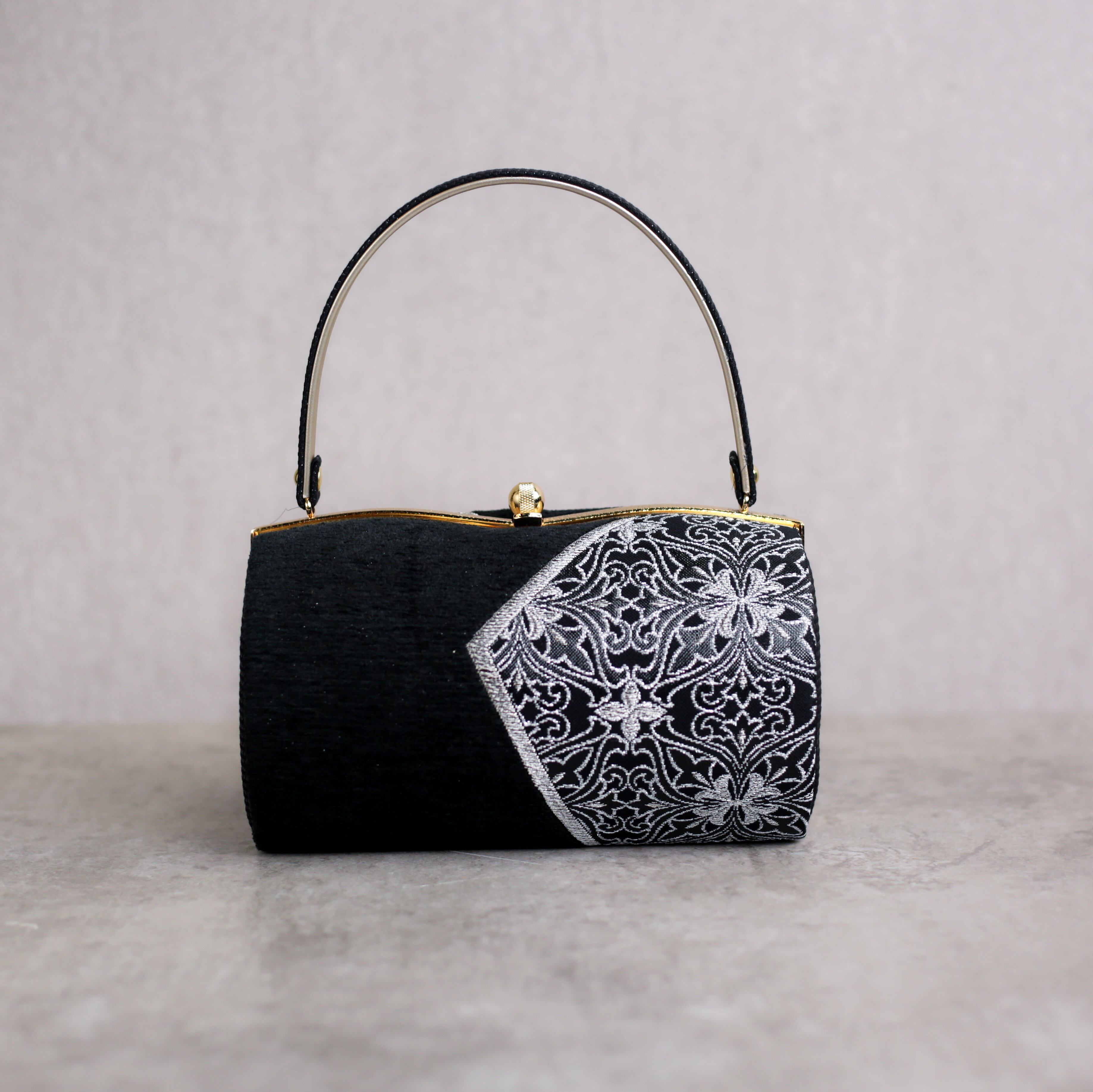 成人式 草履バッグセット シルバー黒 成人式 草履バッグセット シルバー黒