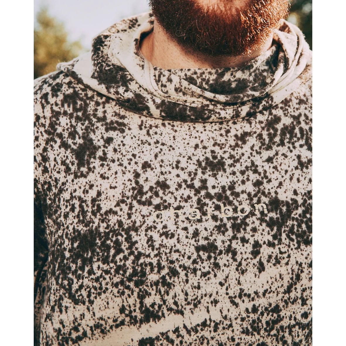 ウォーキング・ランニングウェア Charbon WOOL SPLASH DYE HOODIE charbon / WOOL SPLASH DYE HOODIE（OFF×BRW） | 道がまっすぐ