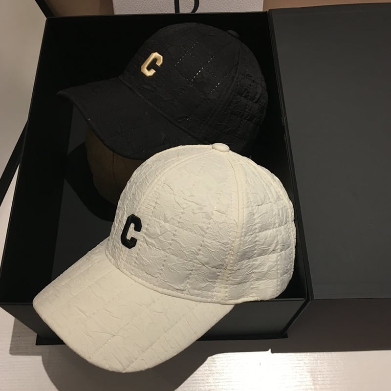 crinkled quilted baseball cap la0350