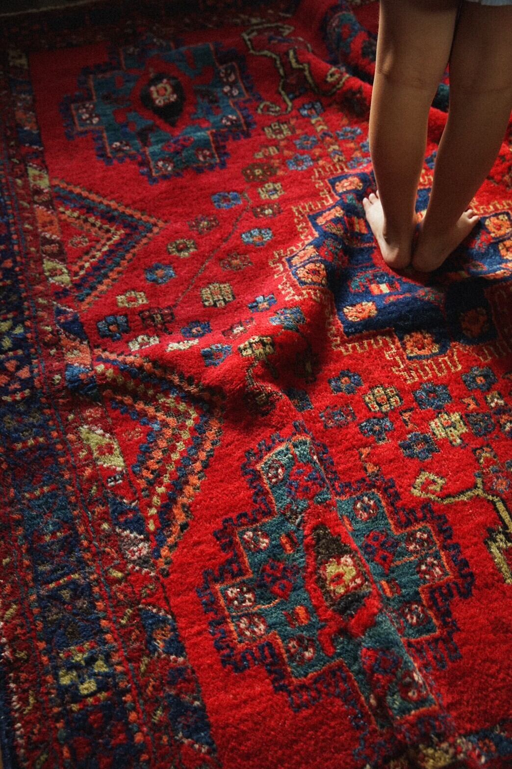 299 -Vintage Afshar rug