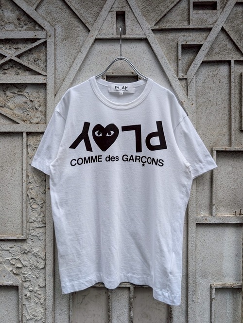 "PLAY COMME DES GARCONS" print tee