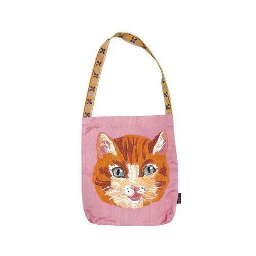 猫好きはたまらん♡Animal Face One handle bag Nathalie Lete（Coquin）