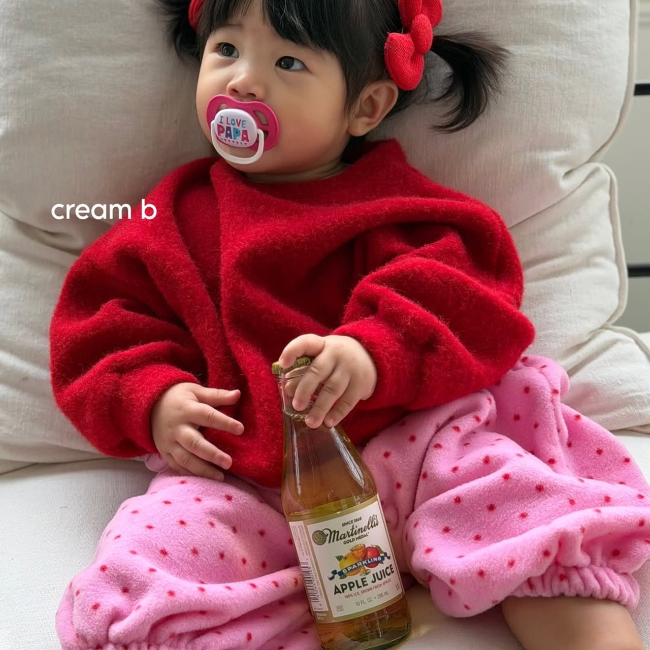 韓国子供服 / 26winter / cream bbang / ポンポンジョガーパンツ / キッズ / 冬服 *XXS~XL*