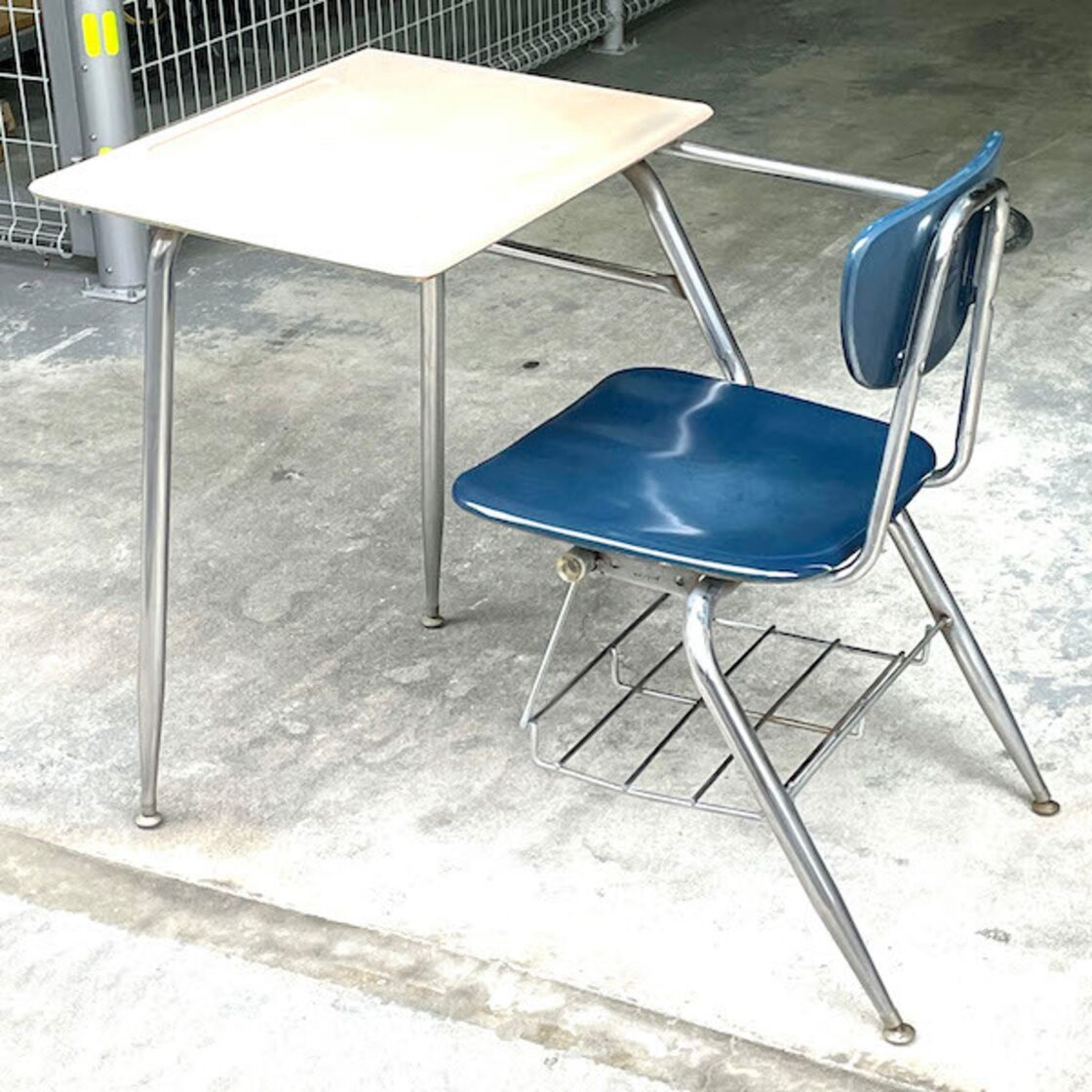 VIRCO ヴァルコ スクールデスク テーブル付きチェア アメリカ  