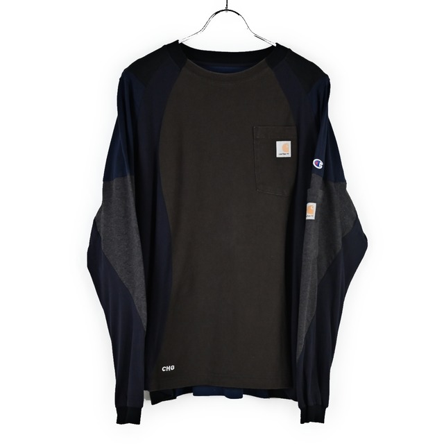 CHANGES / RAGLAN SLEEVES L/S POCKET TEE MULTI(1)