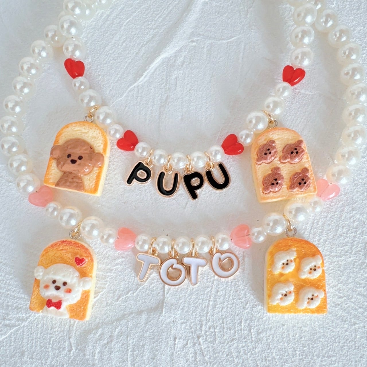 ワンチャンお名前ネックレス