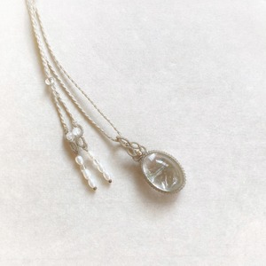 ガーデンクォーツ macrame necklace
