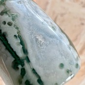 モスアゲート*マッシュルーム107*きのこ*天然石カービング*天然石インテリア*置き物