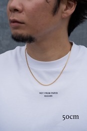 【round skin necklace】 / GOLD