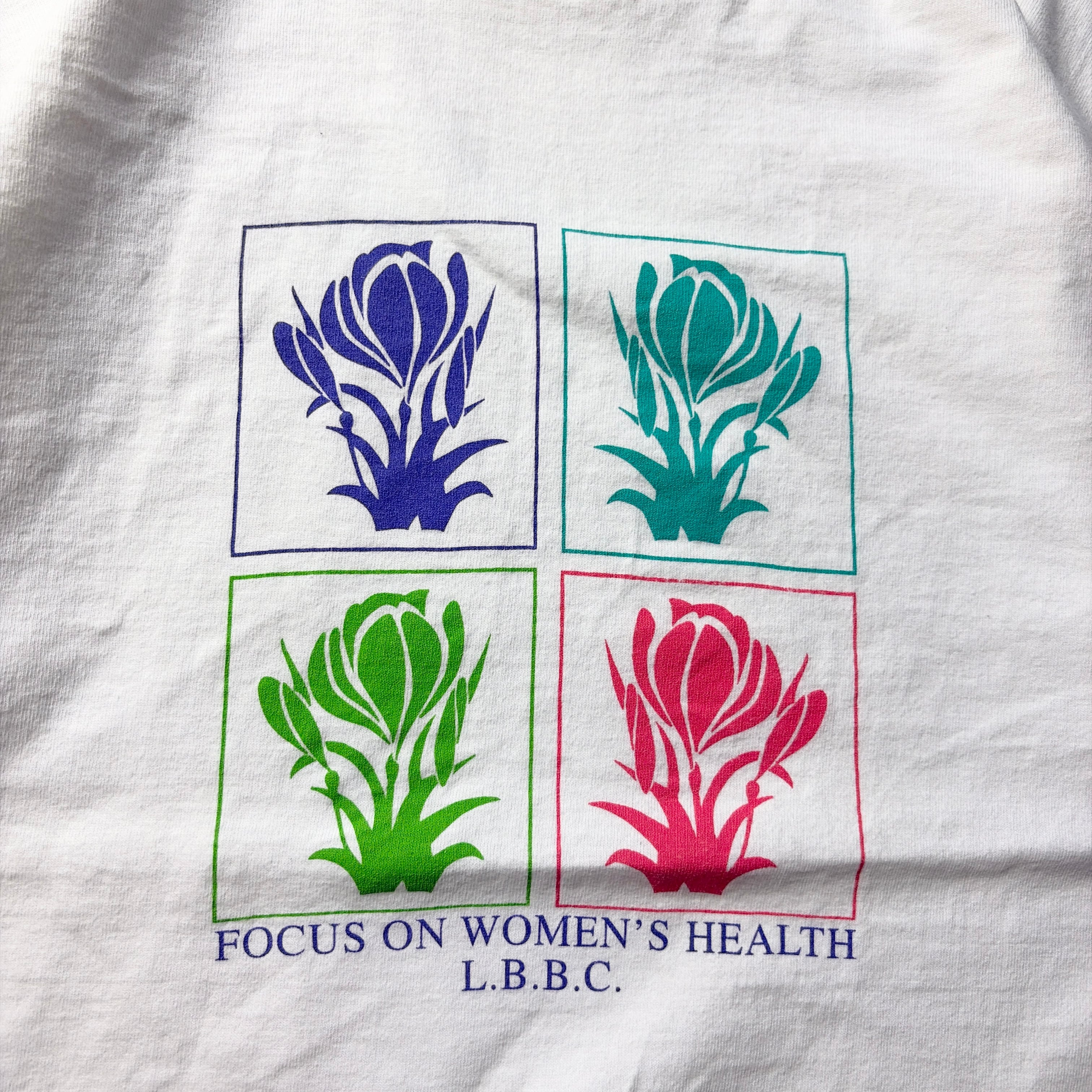 90s Flower Art Promo Tee