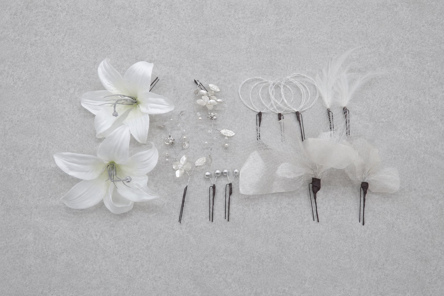 05予約 hanakanzashi silver lily elegance | Hanakanzashi