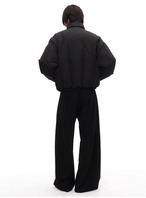 JCAESAR STUDIO Curved Zipper Magnetic Down Jacket