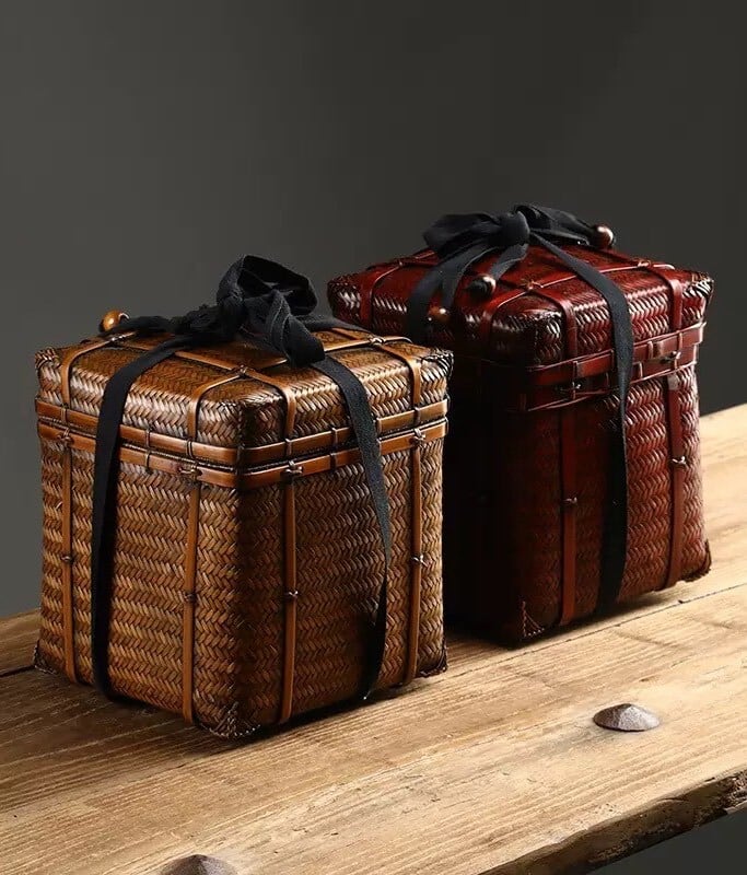 いちぶつ】野点用 竹製茶道具入れ /【 ichibutu 】Bamboo Tea Box for