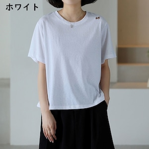 ワンポイント刺繍 Tシャツ 5col M 10770