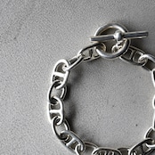 INTÉRIM / TAXCO SILVER ROUND ANCHOR BRACELET