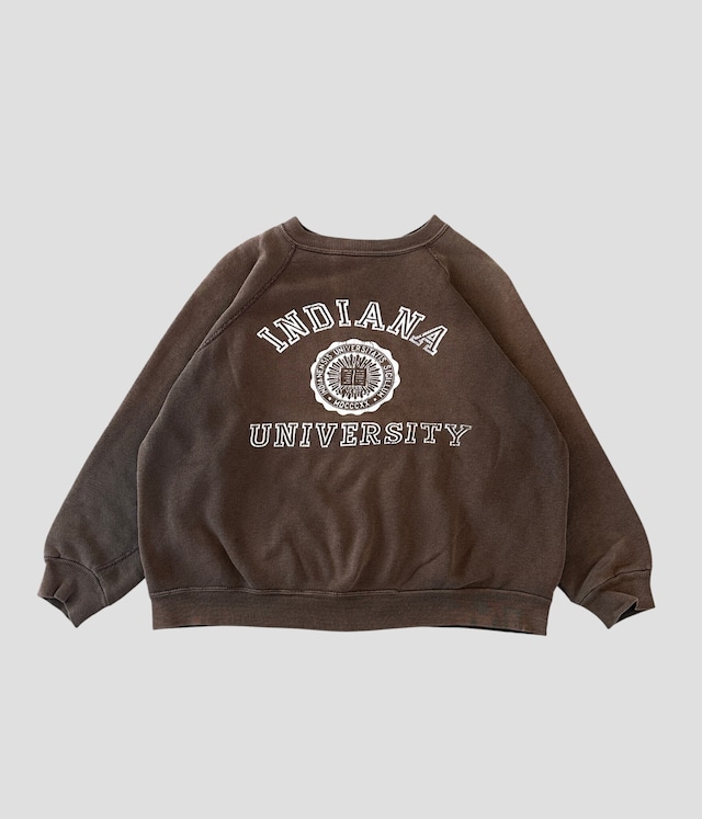 Vintage 60s INDIANA UNIVERSITY Raglan Sleeve Sweat