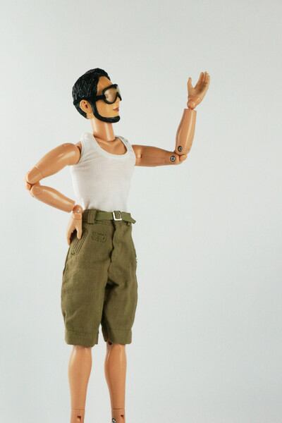 ドール服 1/6 男性用27 英軍エアフォース パンツ DA135 - 画像4