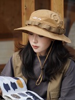 Tumulus: ese アウトドア ウエスタン カウボーイハット 機能的 フィッシャーマンハット レディース 夏 山 日焼け止め 日よけ 大きな頭囲 メンズ ポットハット 帽子 サマー 夏物 Tum45376781875