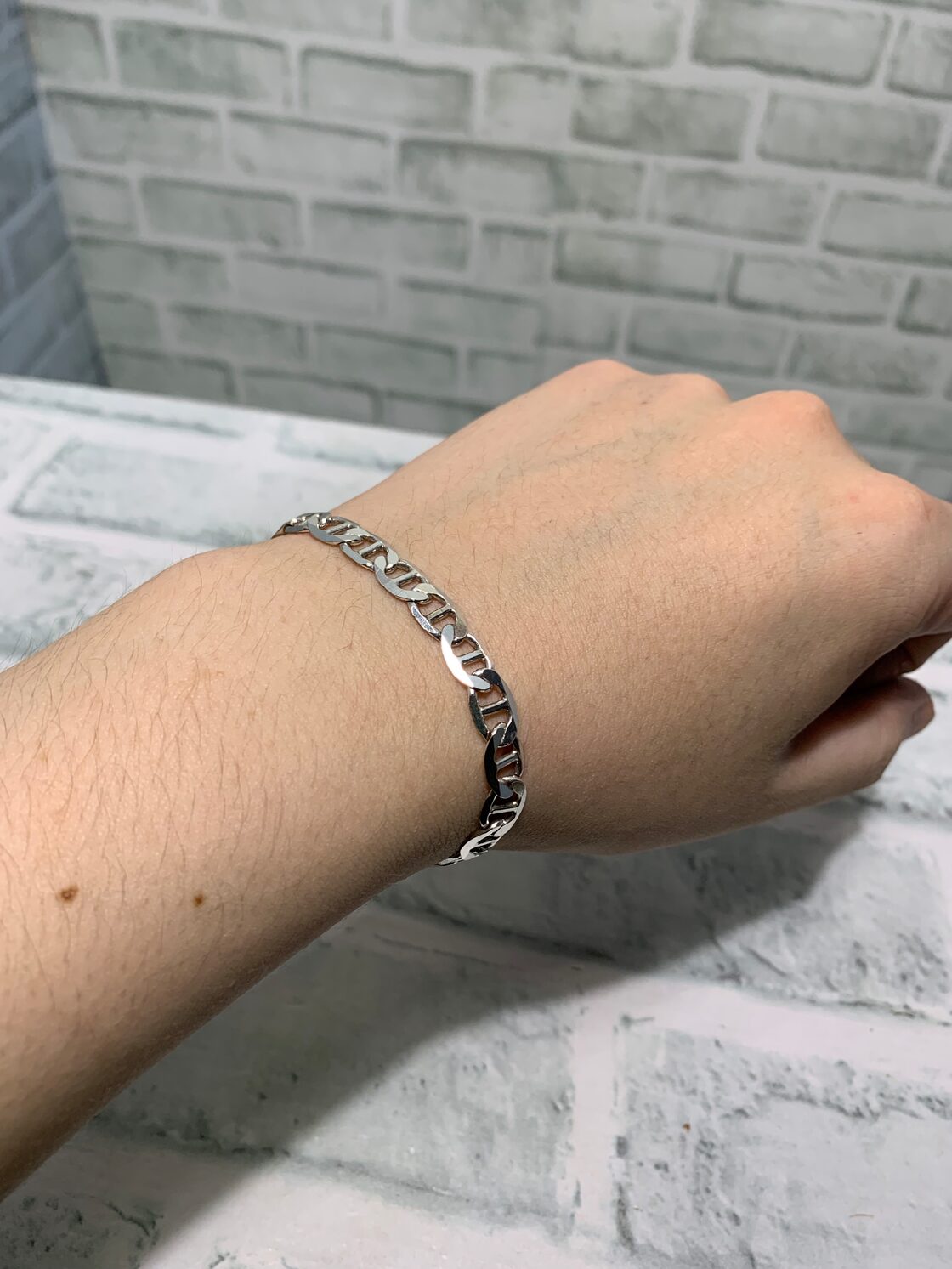 美品 XOLO JEWELRY ショロ アンカーチェーン Tバー ブレスレット | Pay ID
