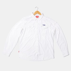 Adventure Ⅱ Long sleeve shirt by CRAGHOPPERS  WH/ アドベンチャー Ⅱ ロングスリーブシャツ クラッグホッパーズ ホワイト