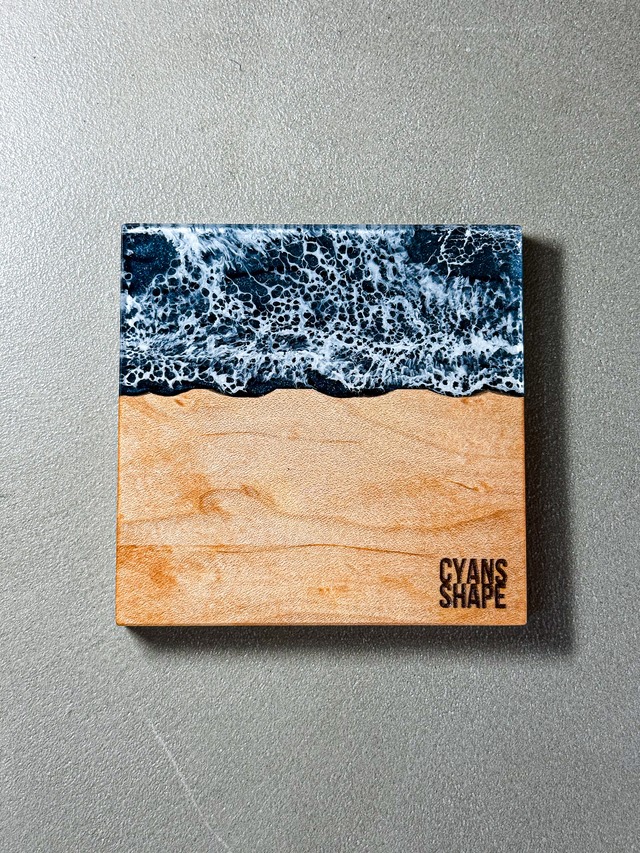 SquarePlate/Coaster 楓 × Seabed