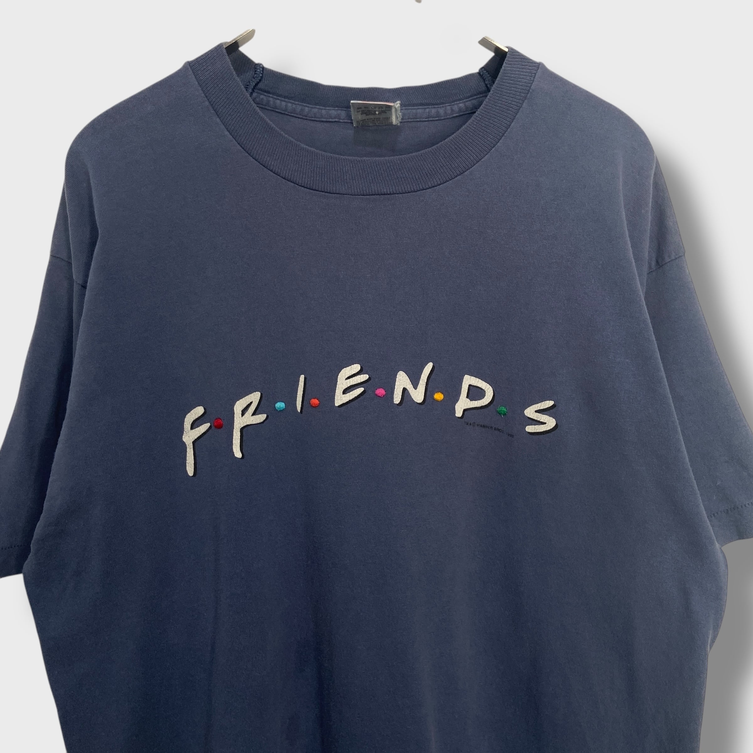 90s USA製 FRIENDS フレンズ ドラマ プリントTシャツ 紺 L | 古着屋 Uan