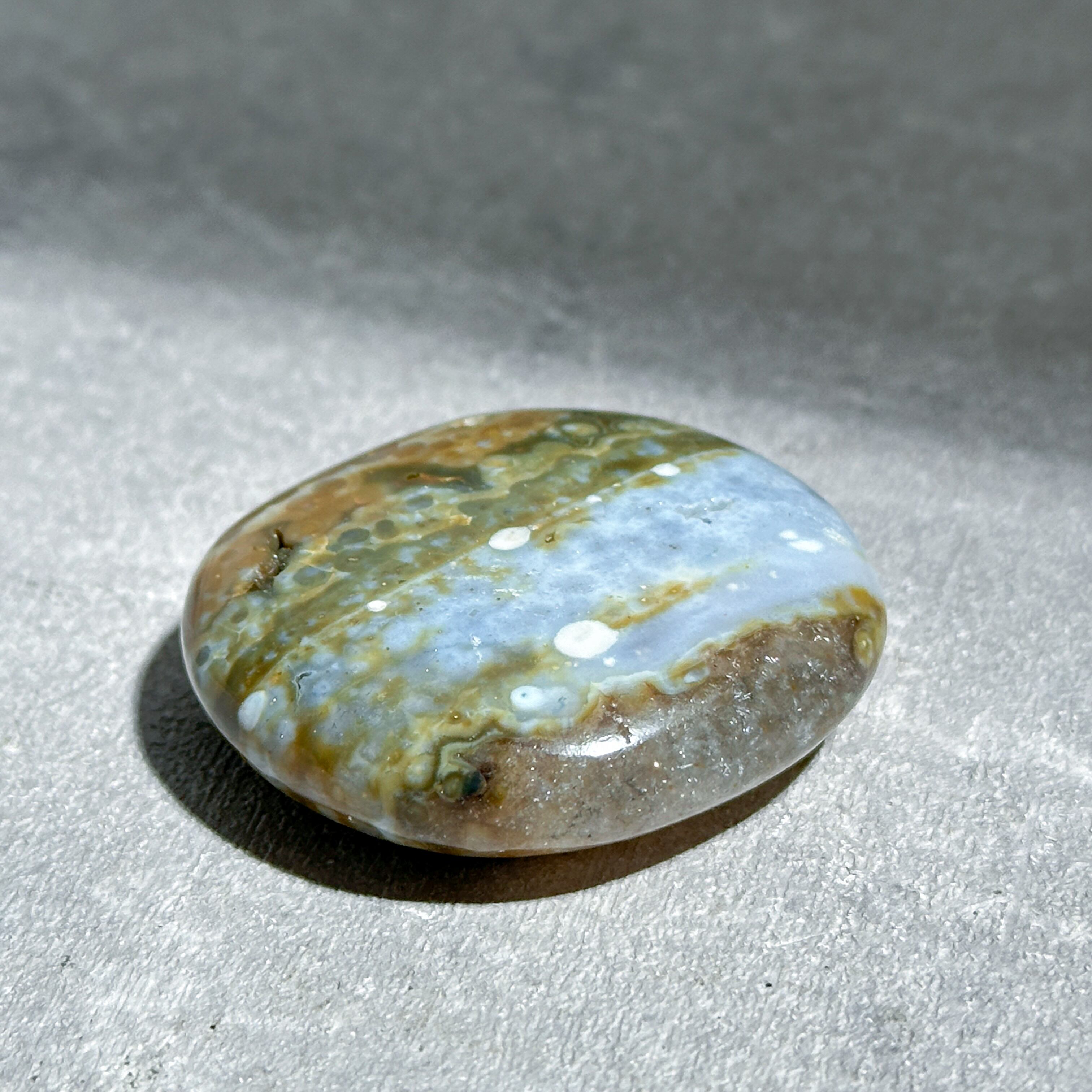 オーシャンジャスパー パームストーン32◇ Ocean Jasper ◇天然石