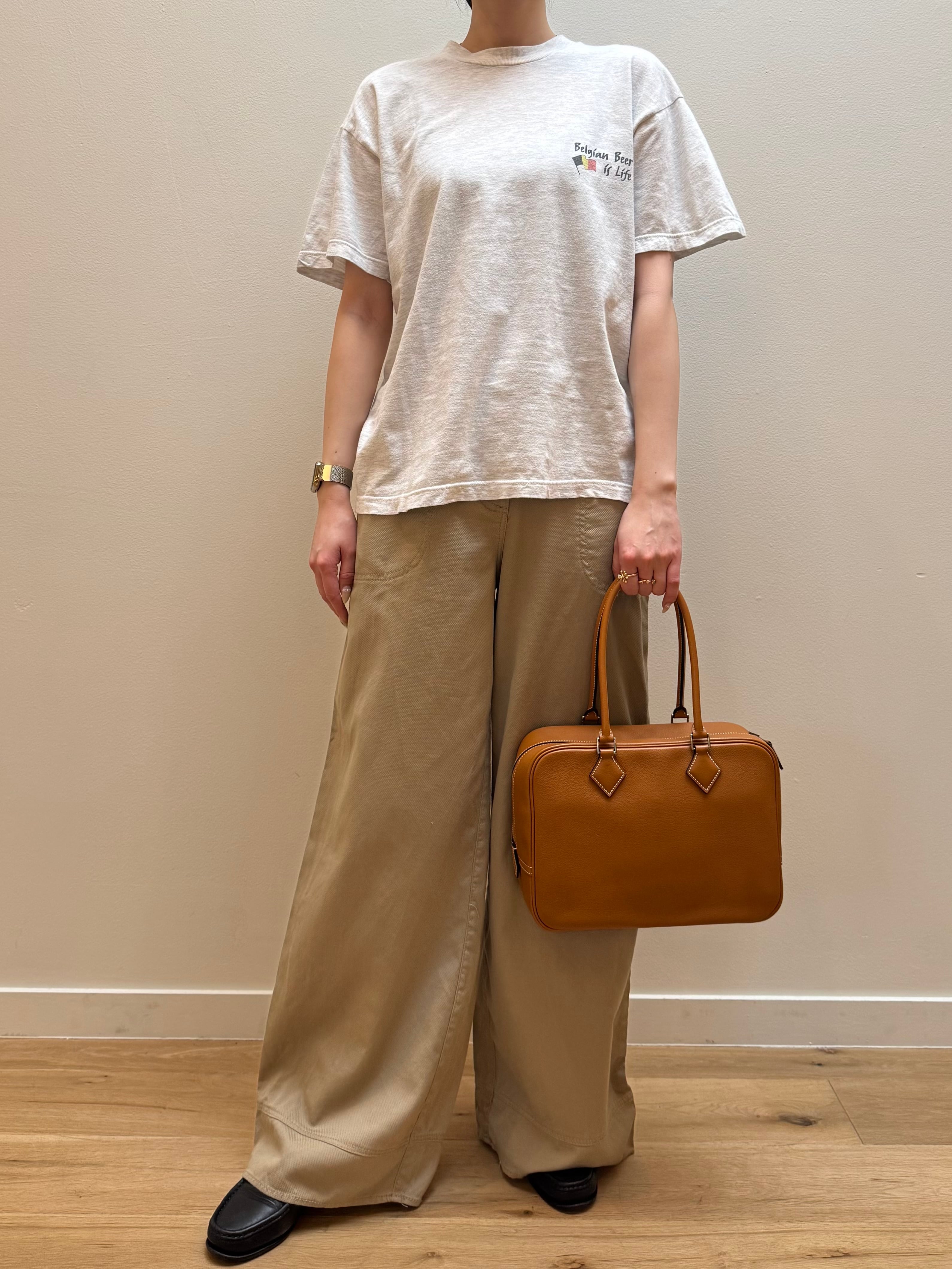 CU4-31 USED TEE "Belgian Beer is Life" -GRAY-