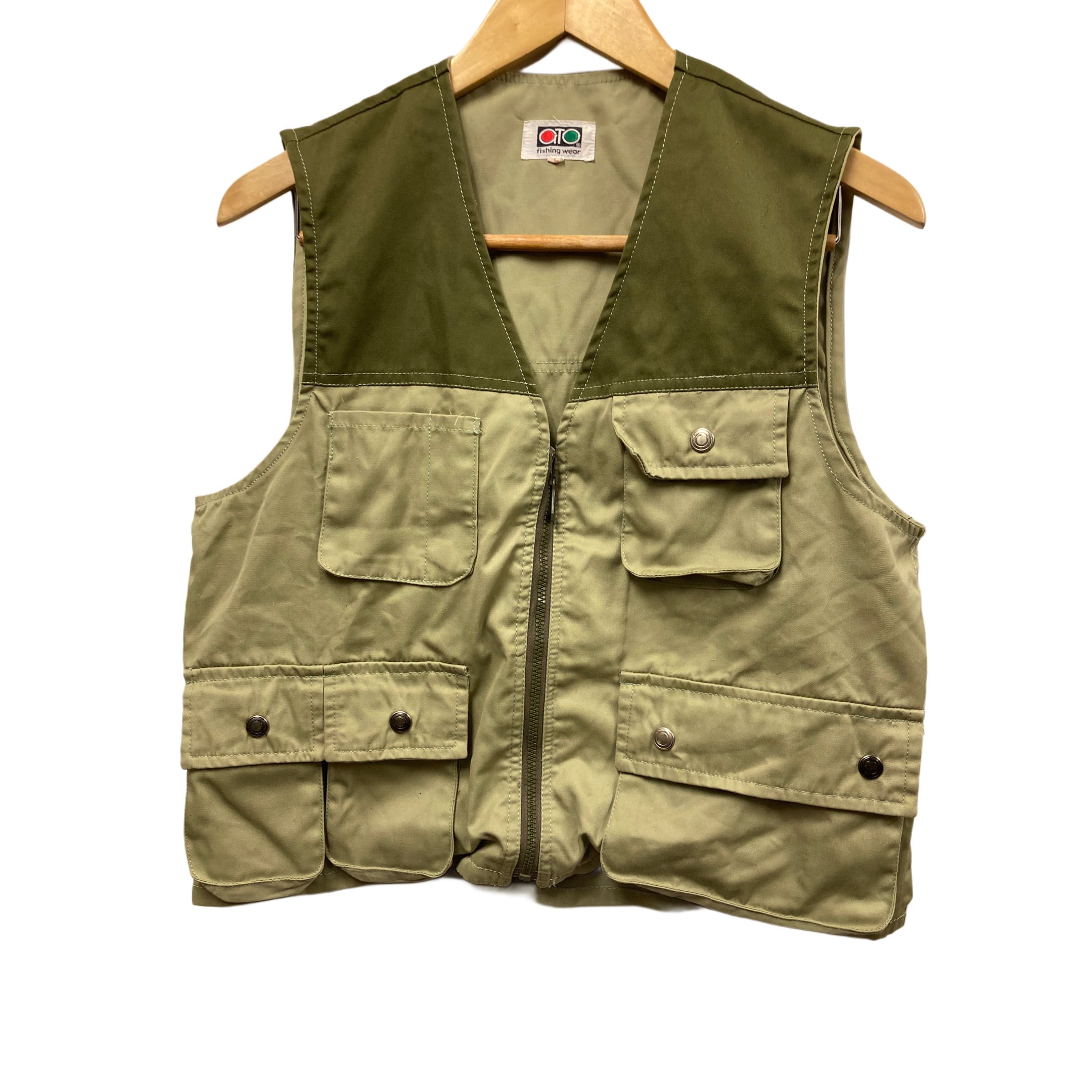 80ｓ ｃｏｌｕｍｂｉａ フィッシングベスト ヴィンテージ カーキ Ｌ程 80s columbia フィッシングベスト ヴィンテージ カーキ L程